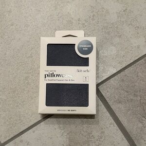 Kitsch Charcoal Satin Pillowcase